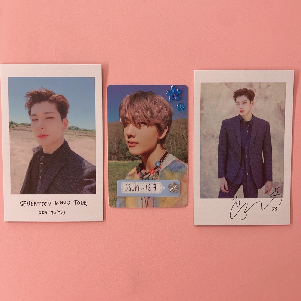 Seventeen Wonwoo Ode to You Polaroids